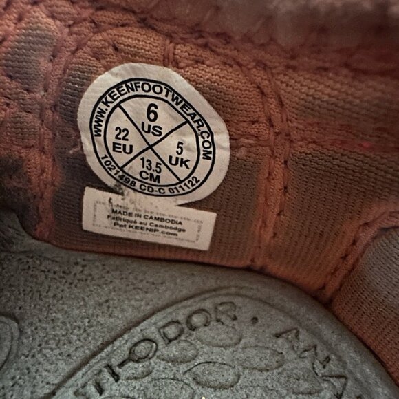 Keen Girls Outdoor Play Sandals Shoes Pink Toddler Size 6 School Hiking Water - Picture 6 of 9